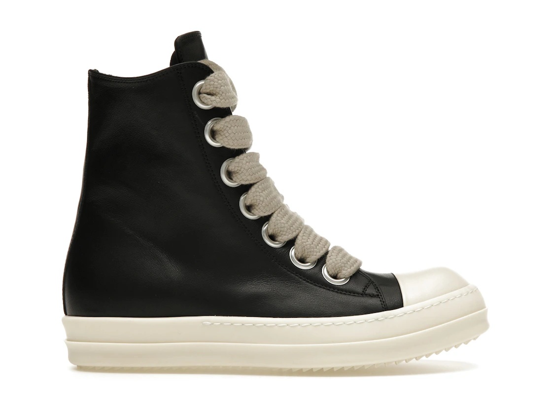 Rick Owens Porterville Jumbolaced High Black - 1