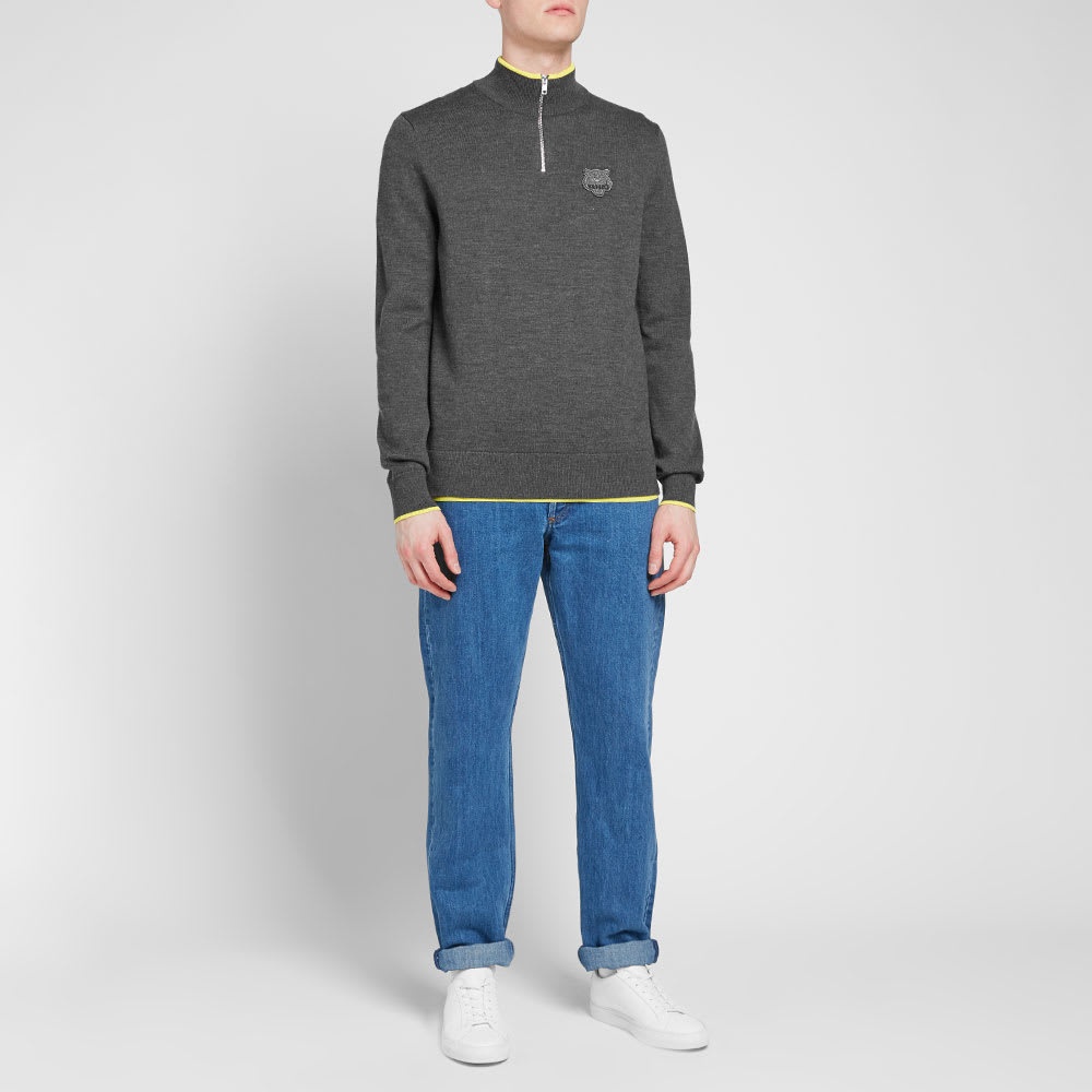 Kenzo Tiger Crest Half Zip Sweat - 5