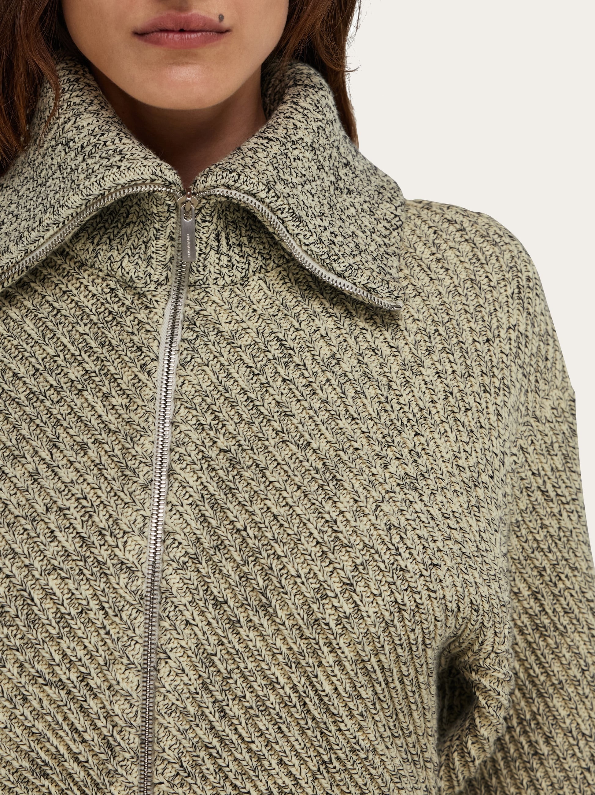 Knitted blouson - 5