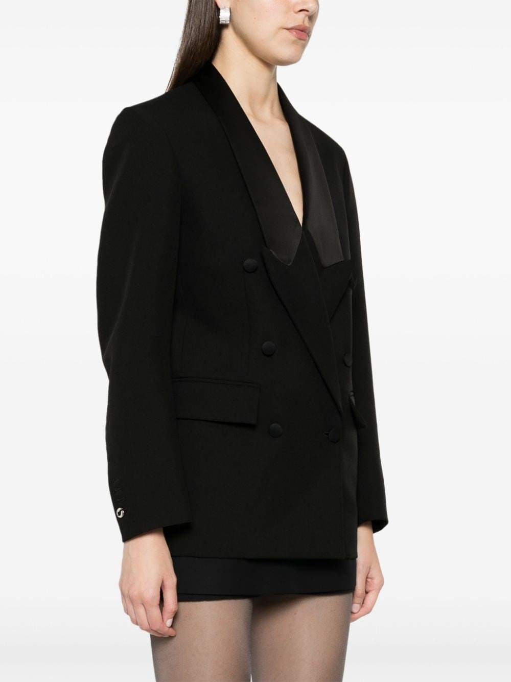 double-breasted blazer - 3