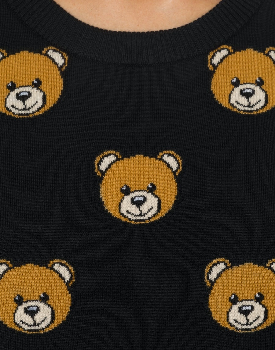ALLOVER TEDDY BEAR SWEATER - 4