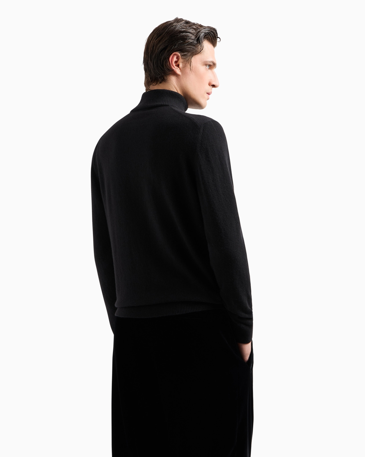 CASHMERE MOCK-NECK JUMPER - 3