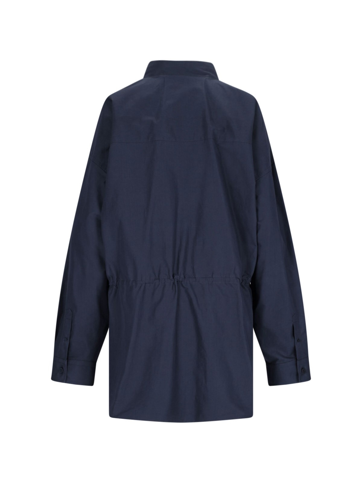 ワンピース BALENCIAGA SS25 MINI SHIRT STYLE DRESS (814136 TRM174530) Women's Shirt Mini Dress in Faded Blue | Balenciaga US