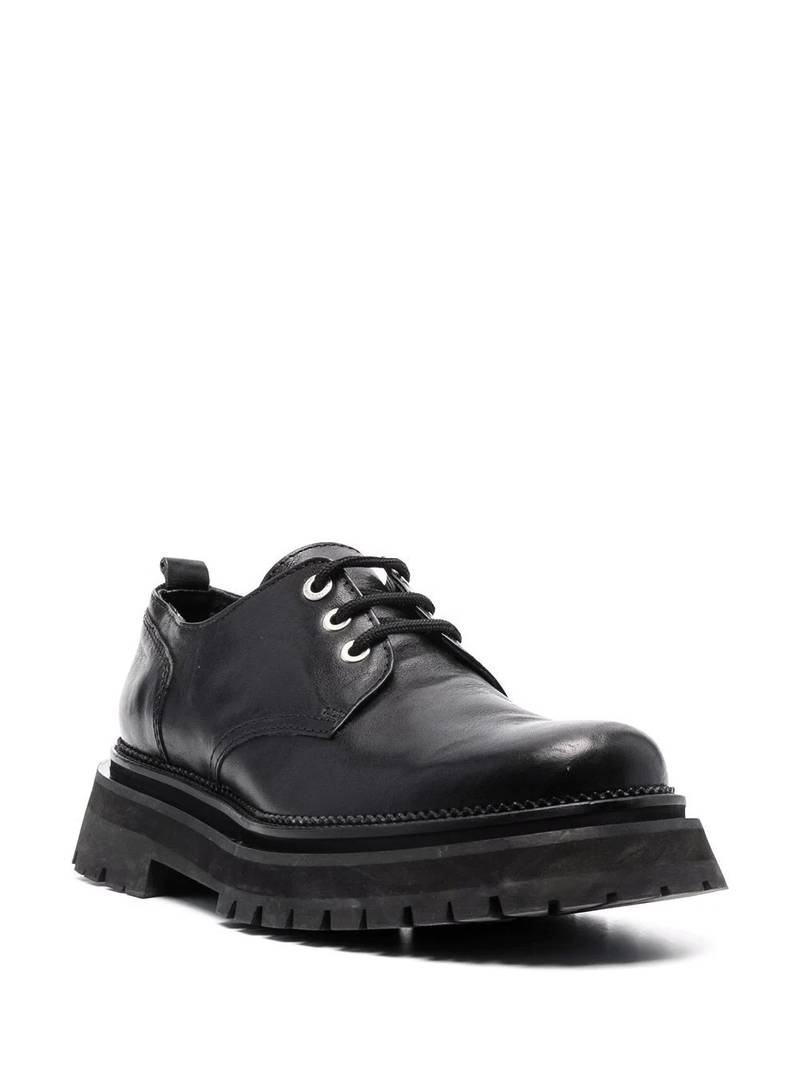AMI Paris ridged-sole Derby shoes outlook