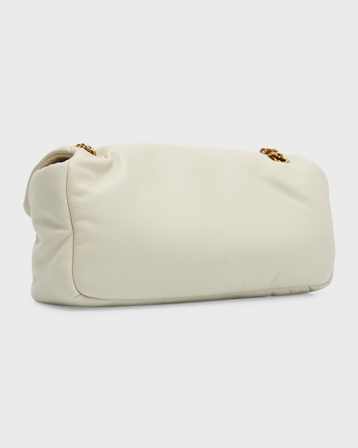 Calypso Small YSL Shoulder Bag in Smooth Padded Leather - 6