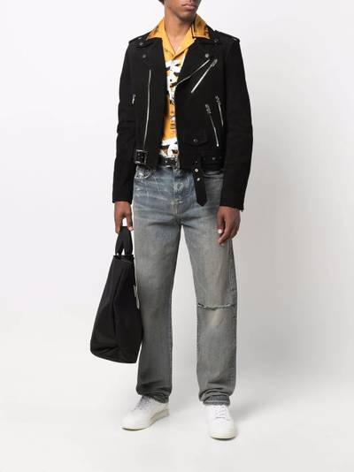 AMIRI leather biker jacket outlook