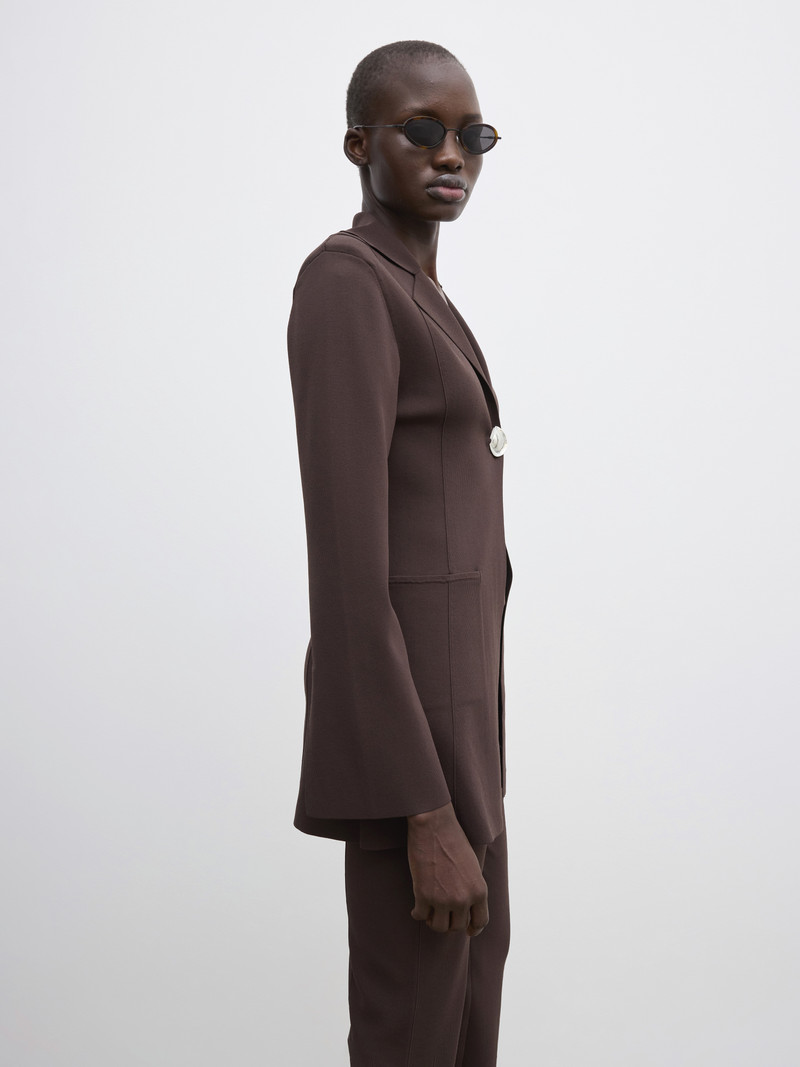 House of Dagmar Slim knitted blazer outlook