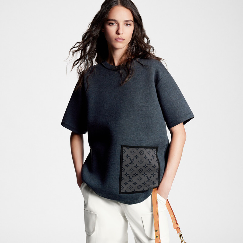 Monogram Pocket Knit T-Shirt 5