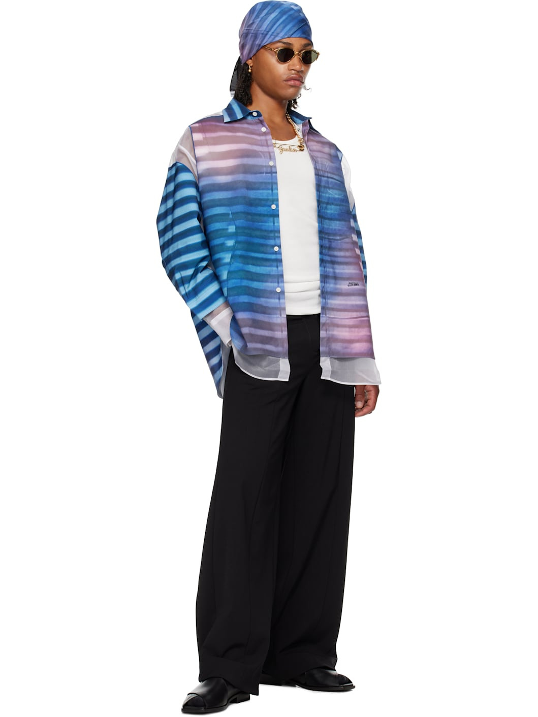 Blue 'The Air' Scarf - 2
