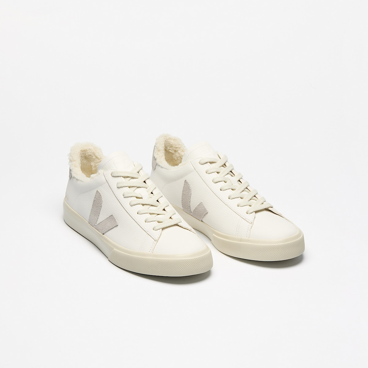 CAMPO FURED LEATHER WHITE LIGHT GREY - 2