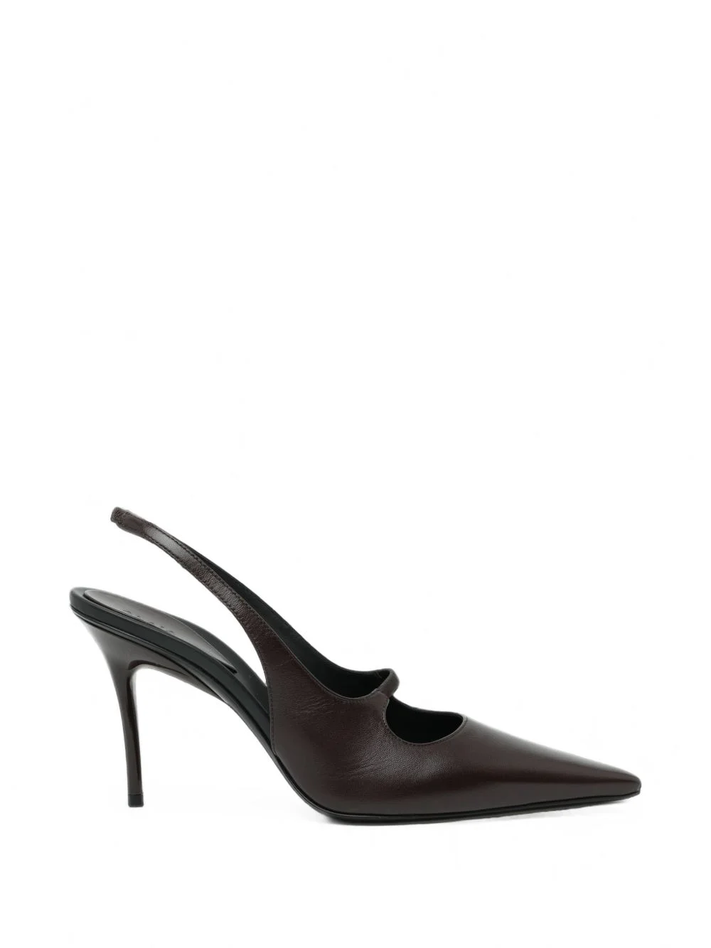 90mm pointed-toe slingback pumps - 1