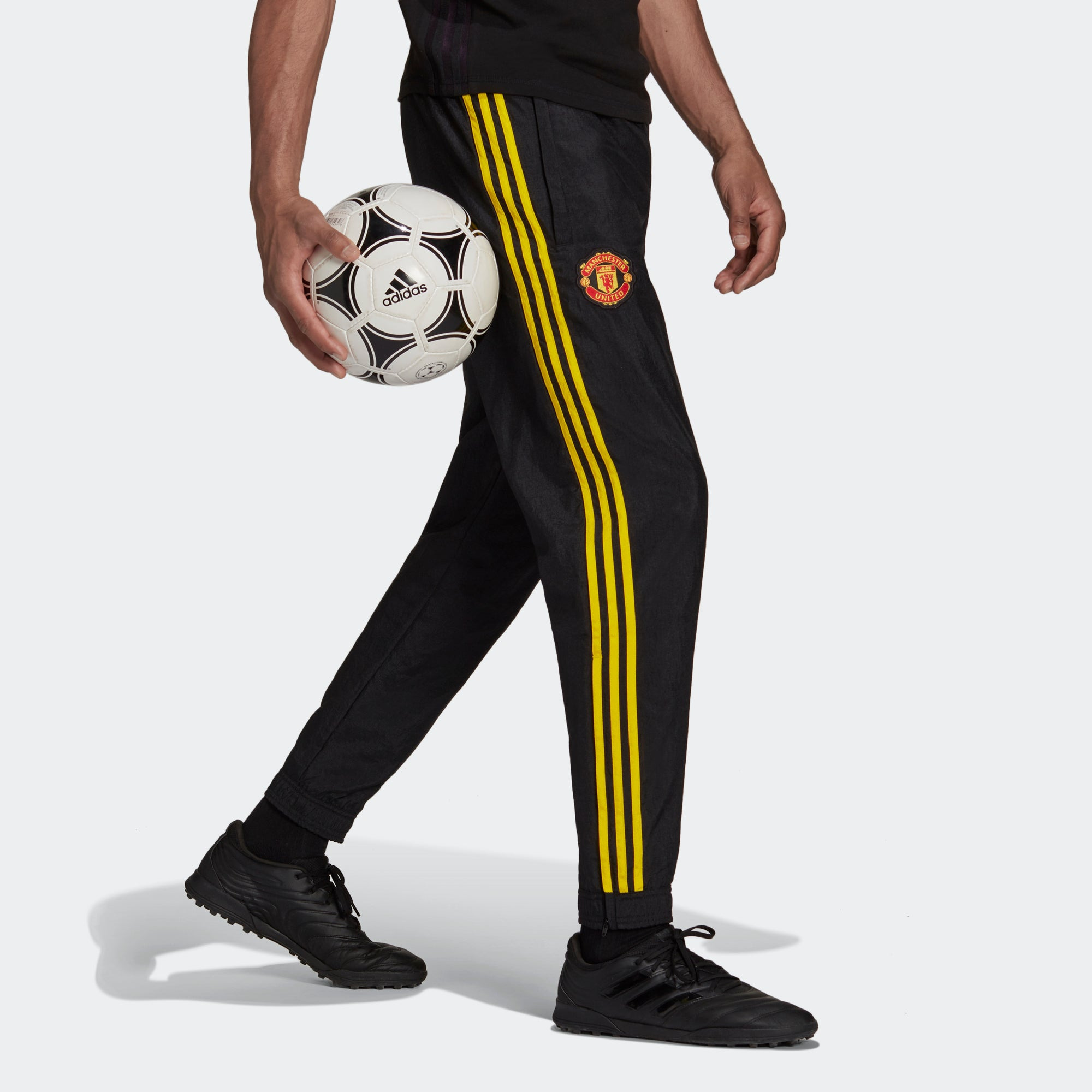 adidas Mufc Icon Wo Pn Contrasting Colors Soccer/Football Bundle Feet Sports Pants Black GR3878 - 5