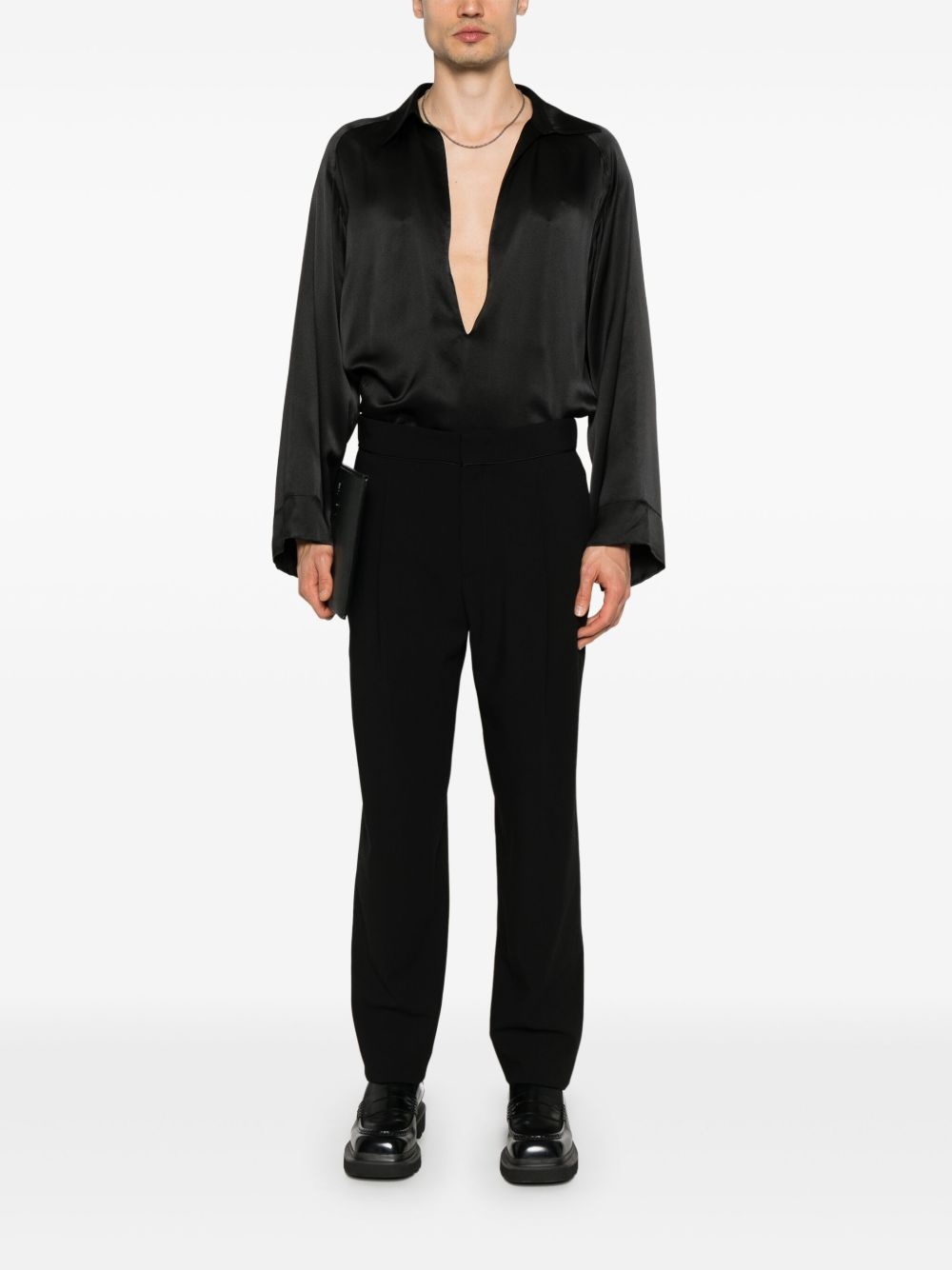 virgin wool trousers - 2