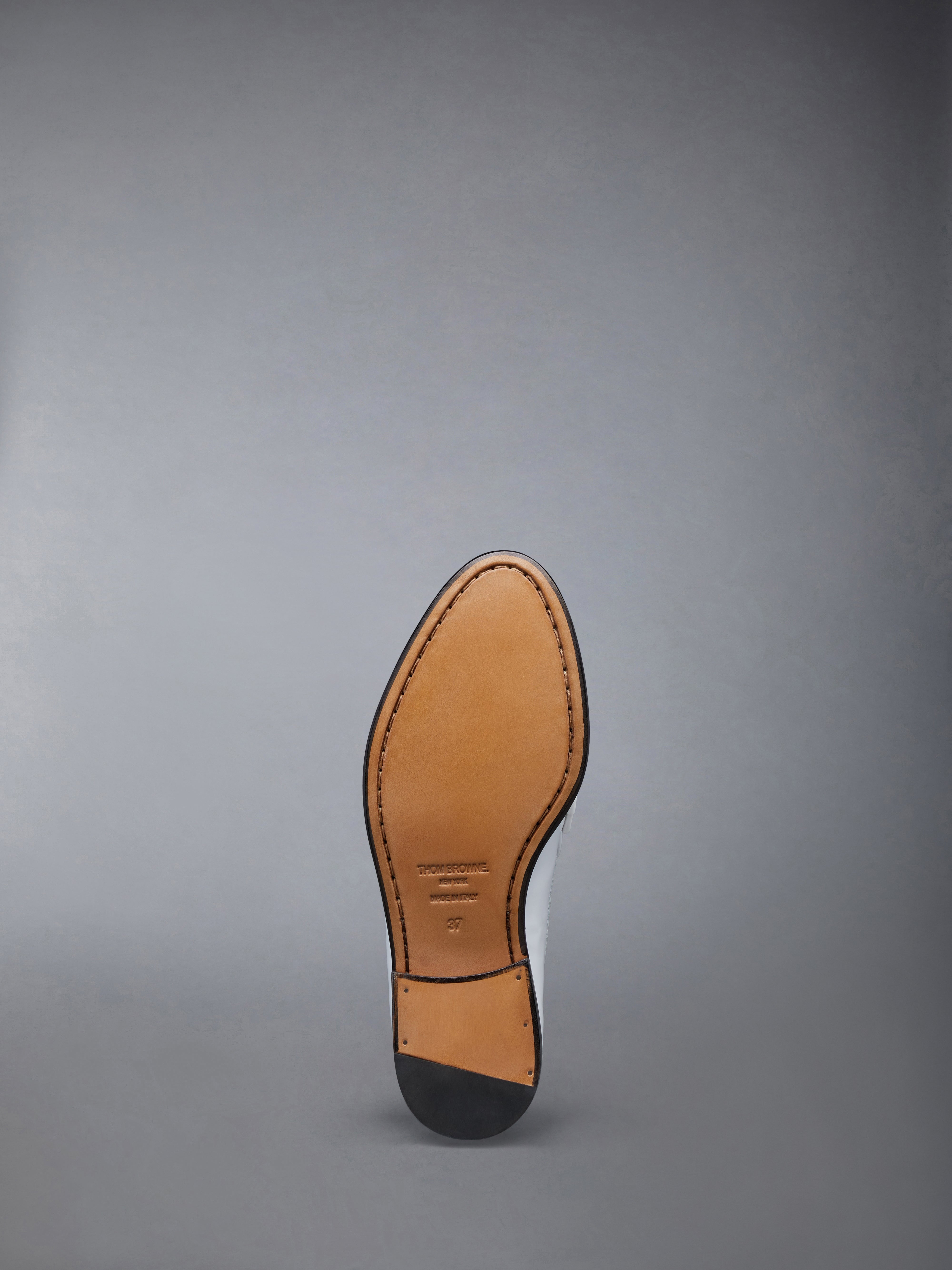 SPAZZOLATO PLEATED VARSITY LOAFER - 6