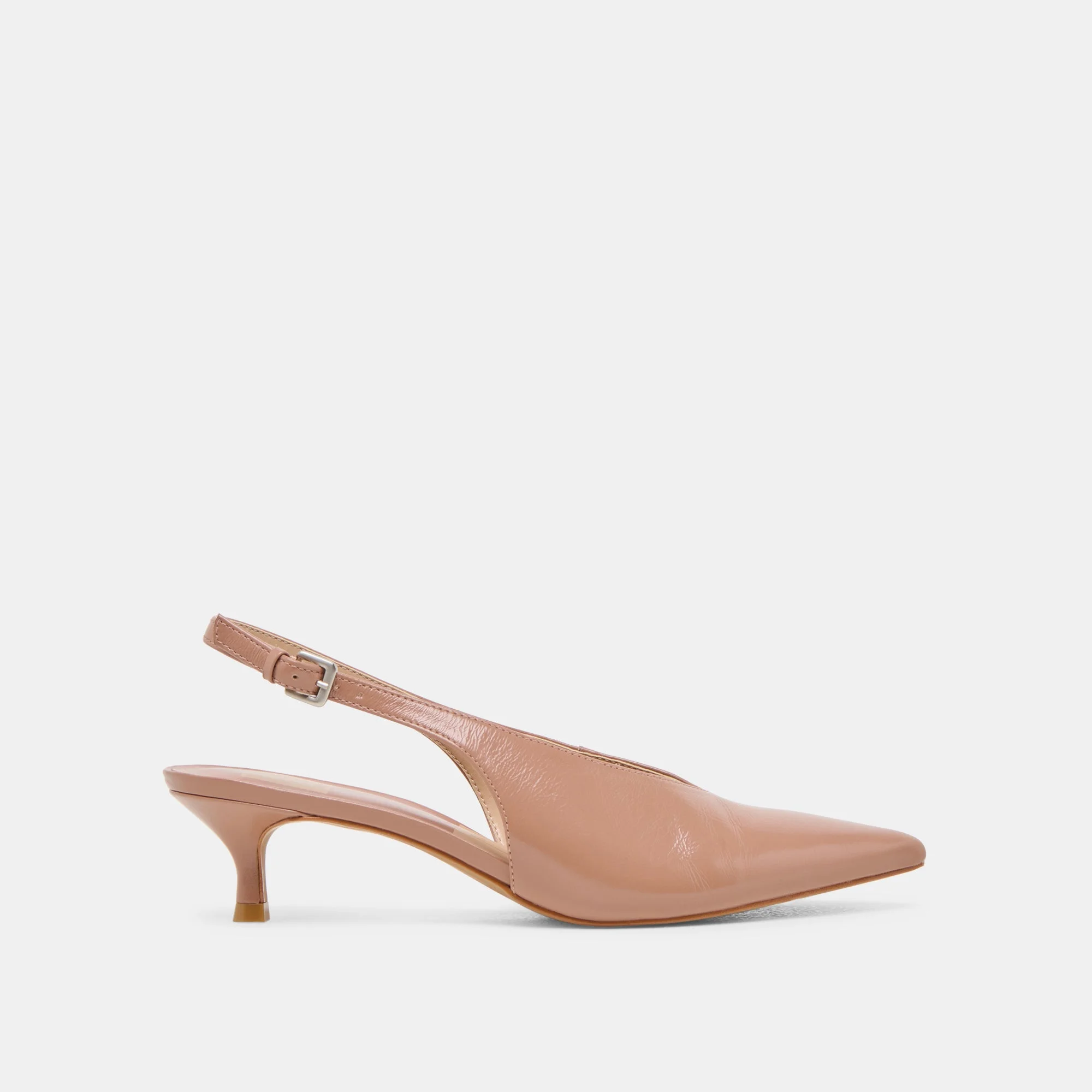 ALENNA HEELS WHISKEY CRINKLE PATENT - 1