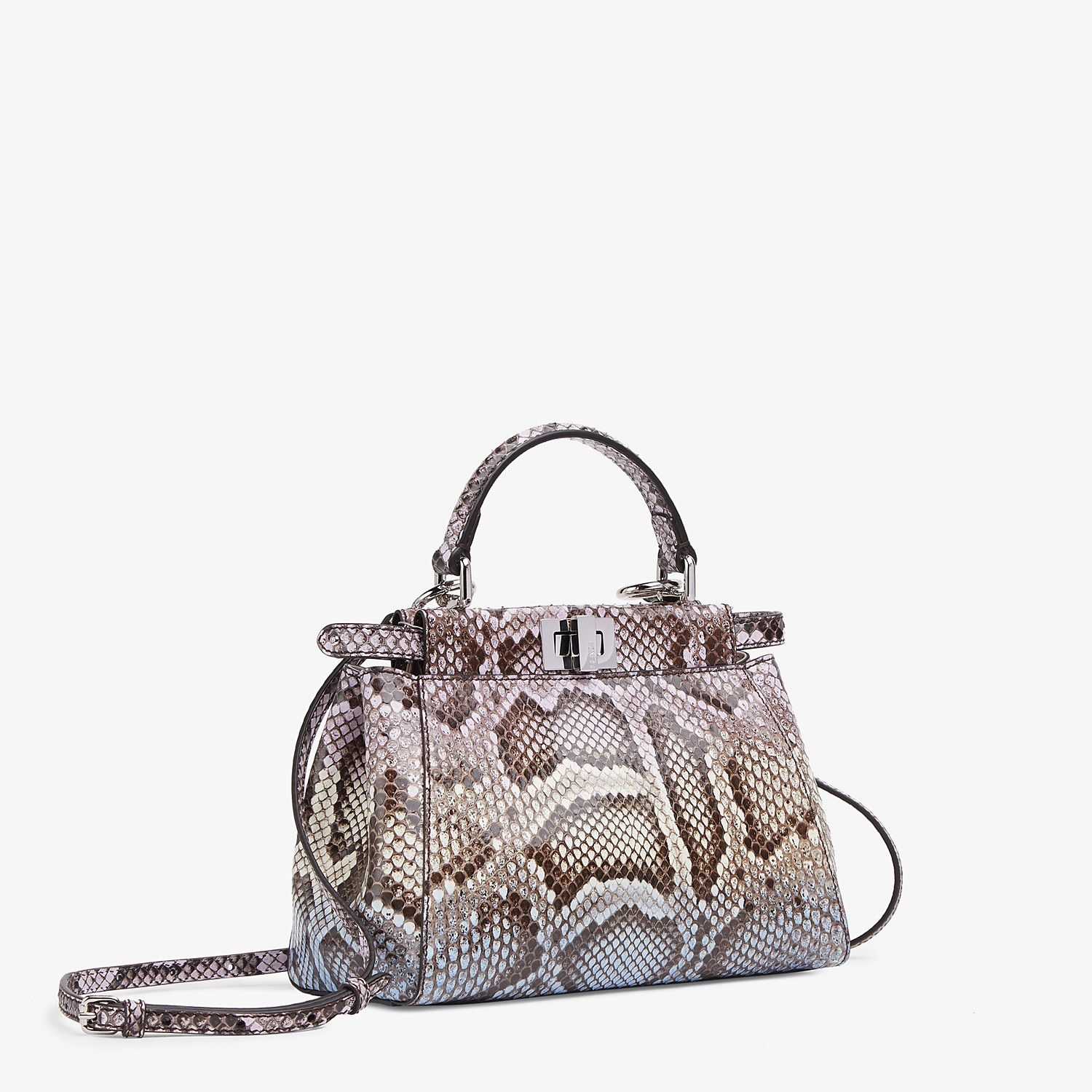 Python leather bag with graduated colors - 2