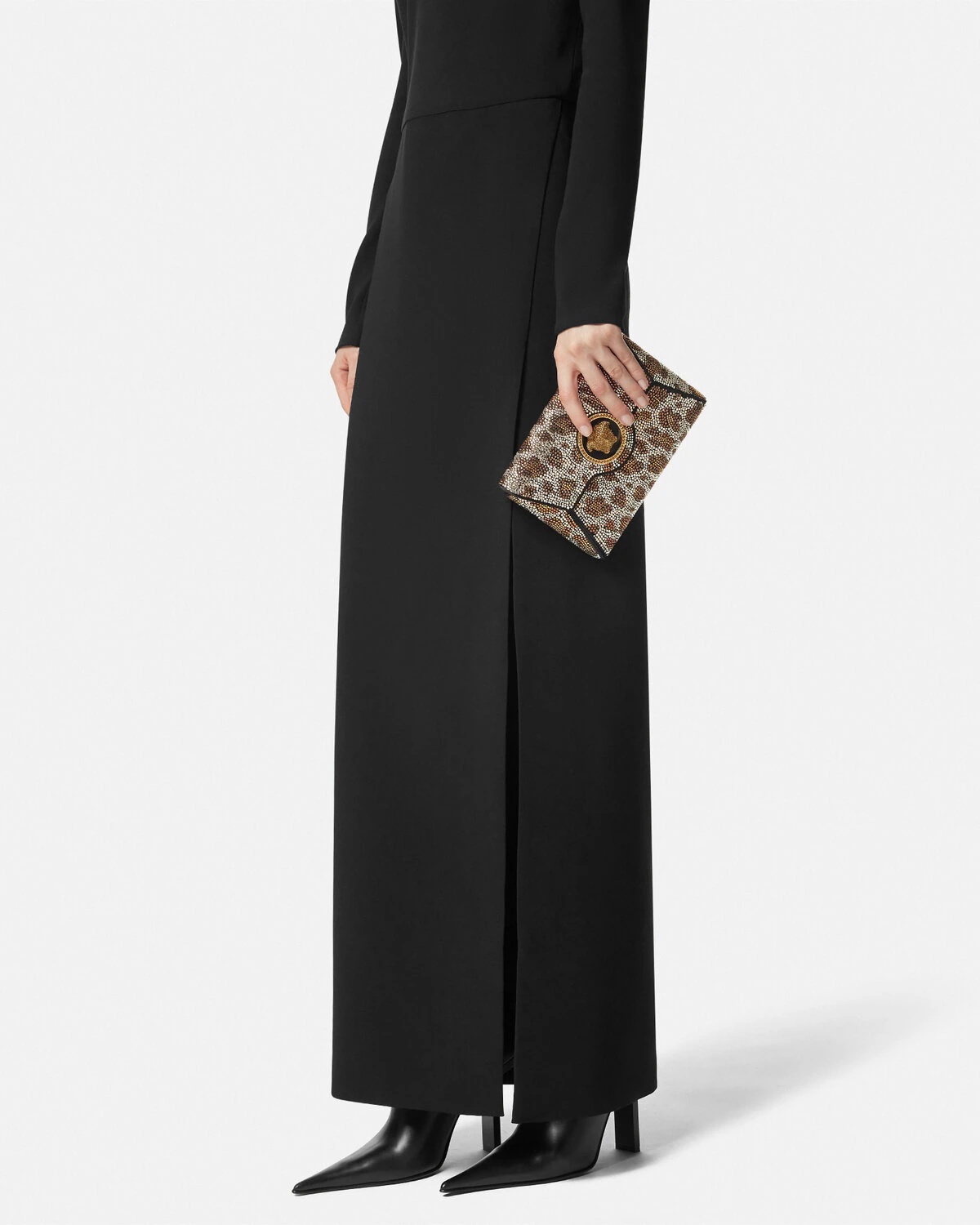 Crystal Leopard La Medusa Clutch - 3