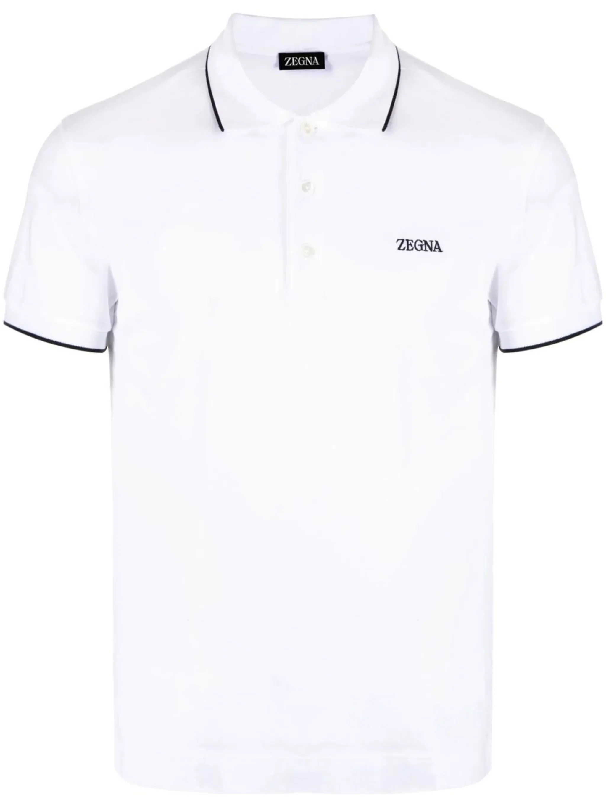 Zegna Cotton Polo Shirt - 1