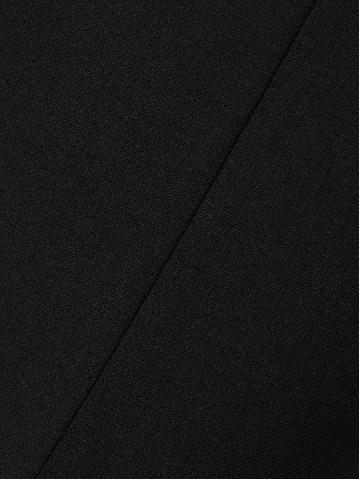 Cropped wool-blend crepe skinny pants Black - 4