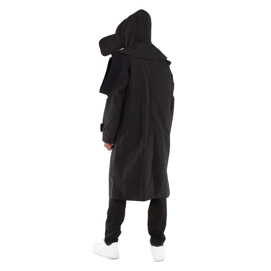 Burberry Nylon Deconstructed Single Breasted Coat - 6