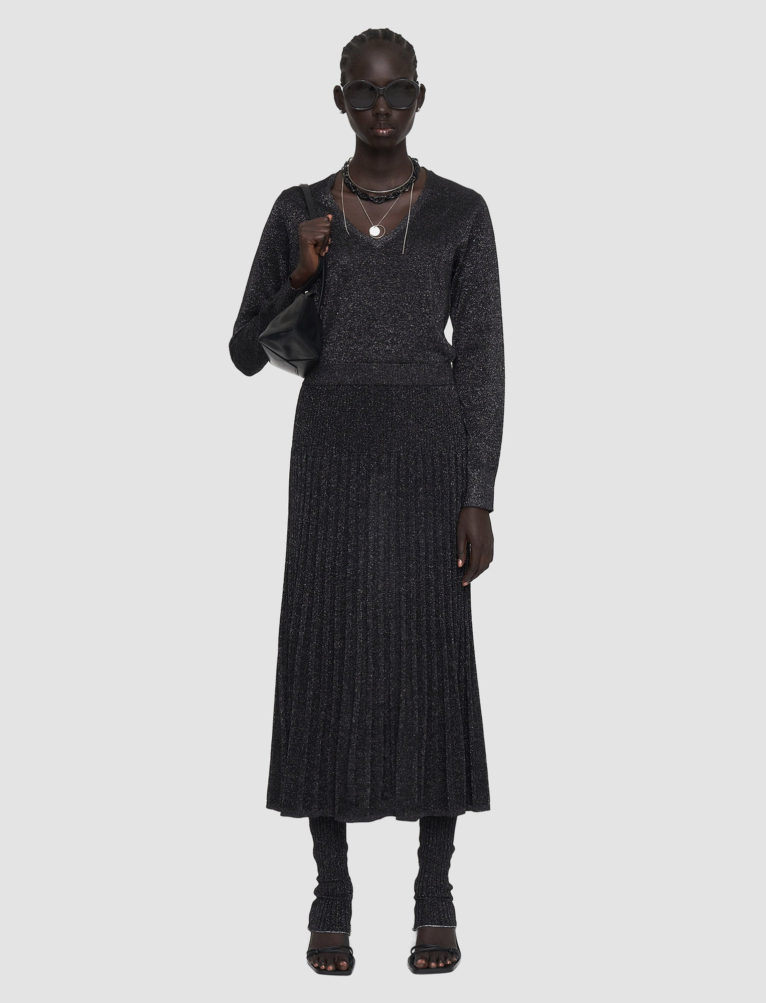 Lurex Knit Skirt - 2
