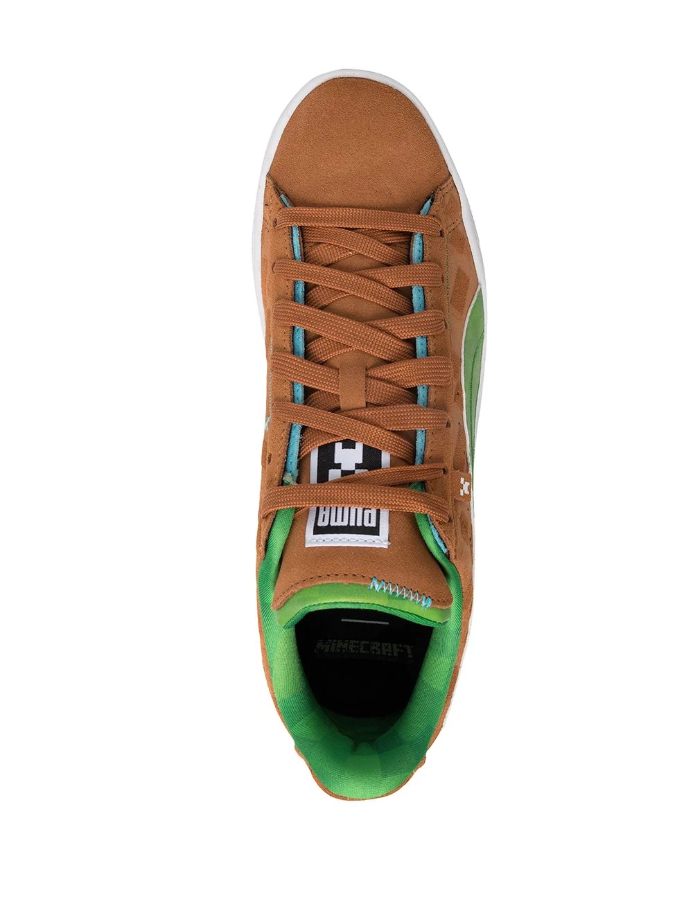 x Minecraft suede sneakers - 4