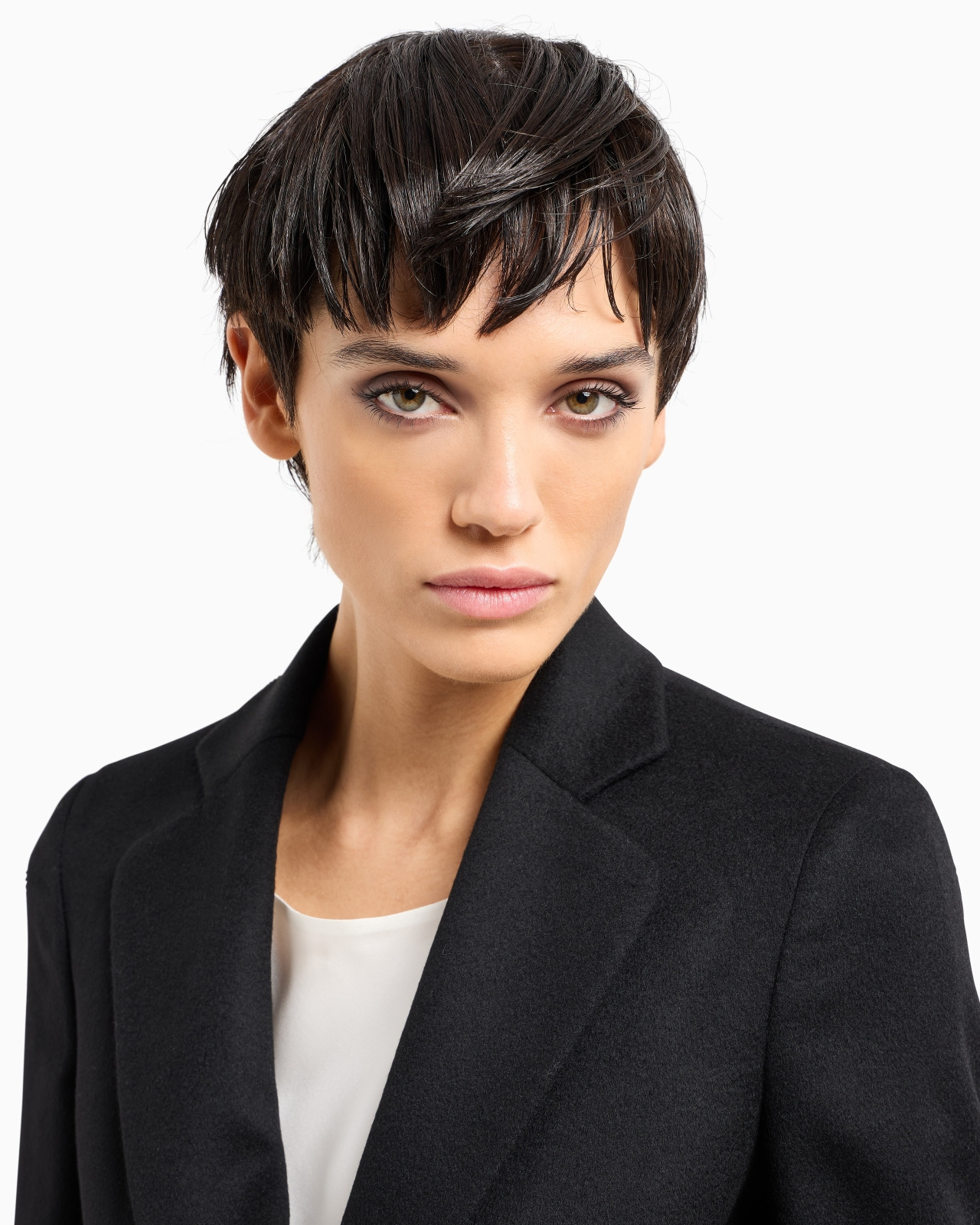Single-breasted jacket in virgin wool and cashmere - 5
