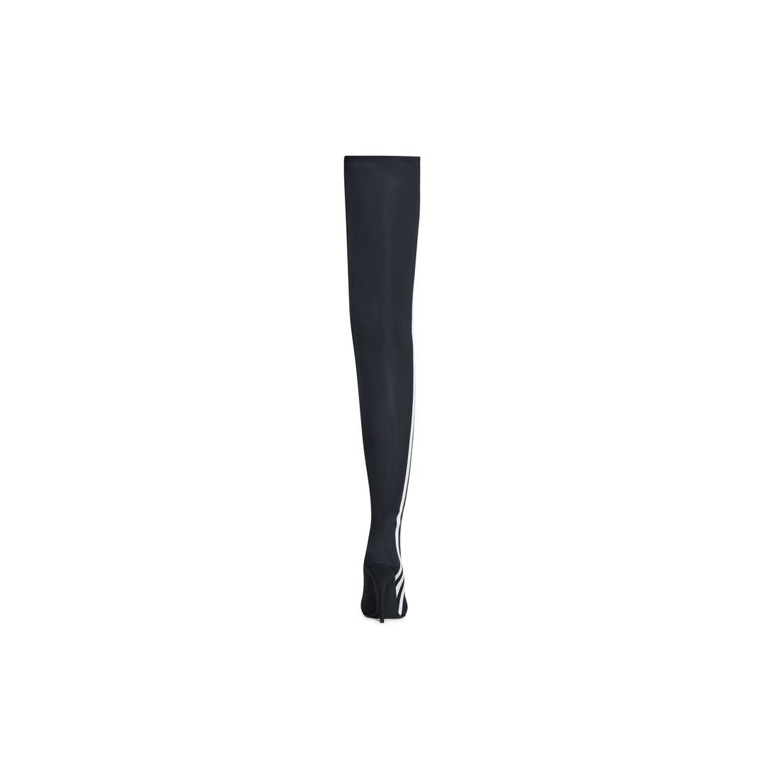 Women's Balenciaga / Adidas Knife 110mm Over-the-knee Boot in Black - 5