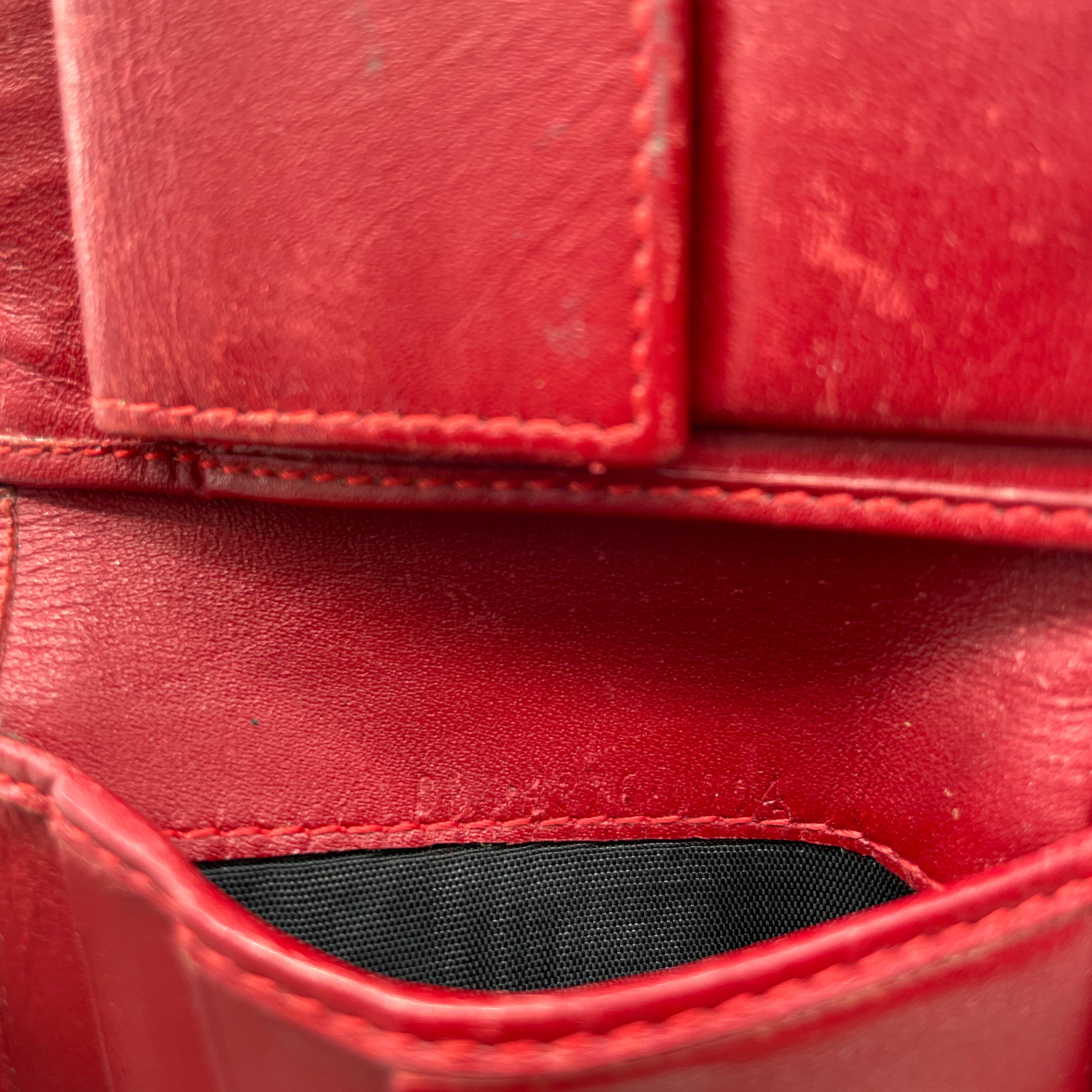 Gucci GG Canvas Bifold Wallet - Red - 9
