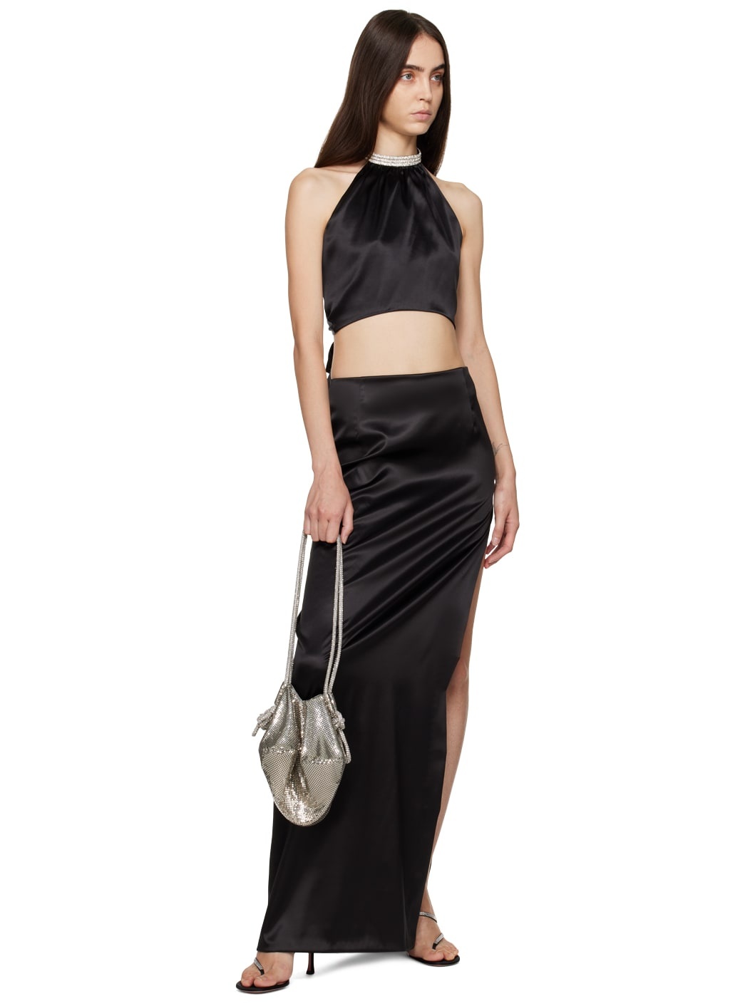 Black Kaia Tank Top - 4