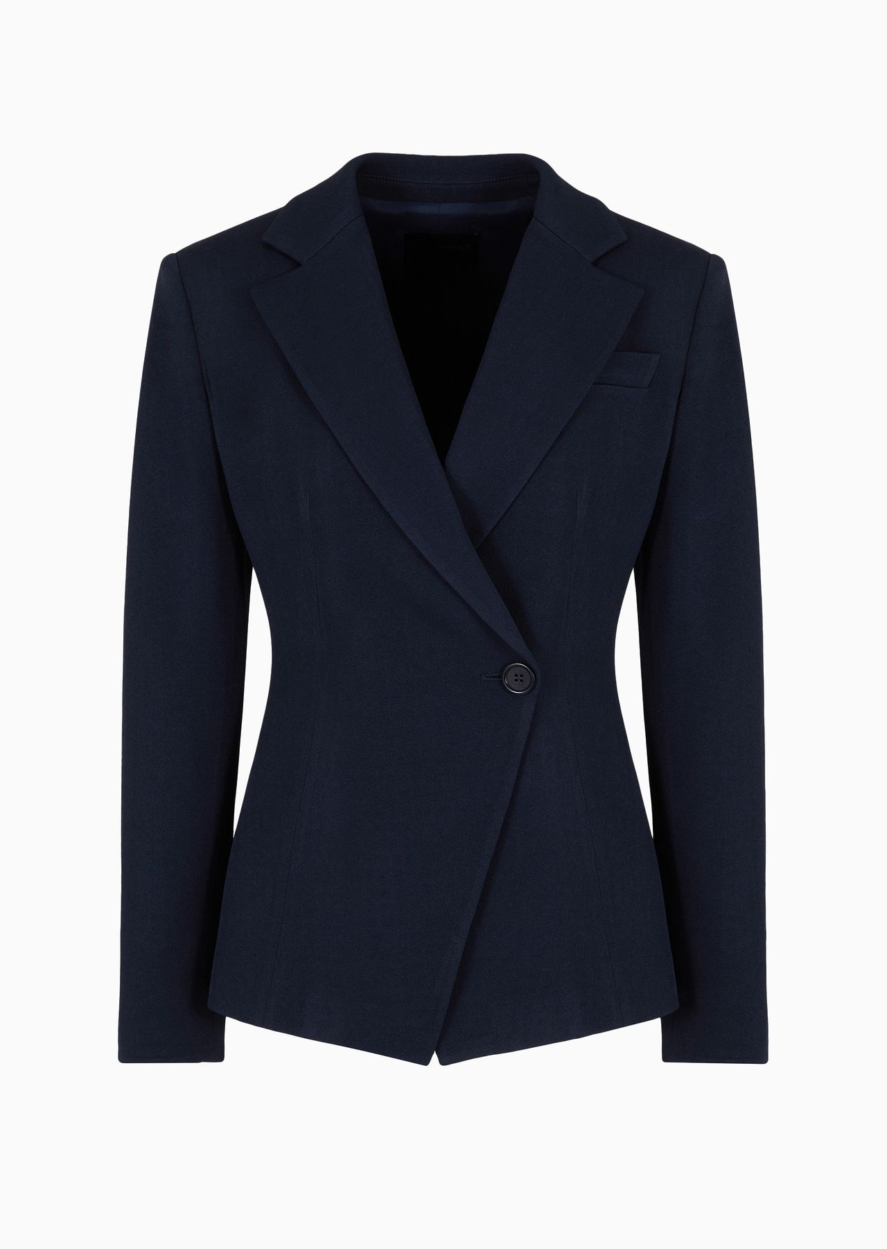 Icon frisottino single-breasted jacket with jacquard micro-check motif - 1