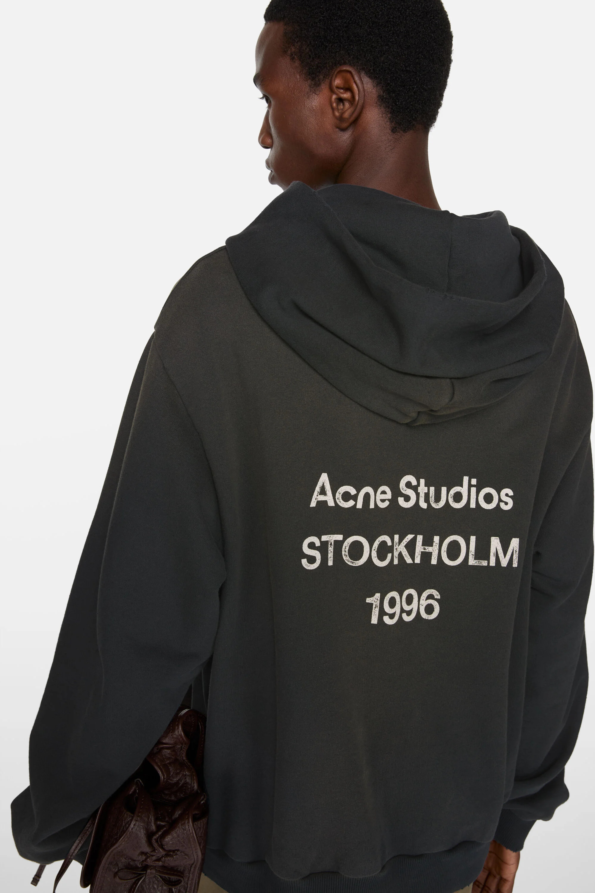 Logo hooded sweater - Black - 4