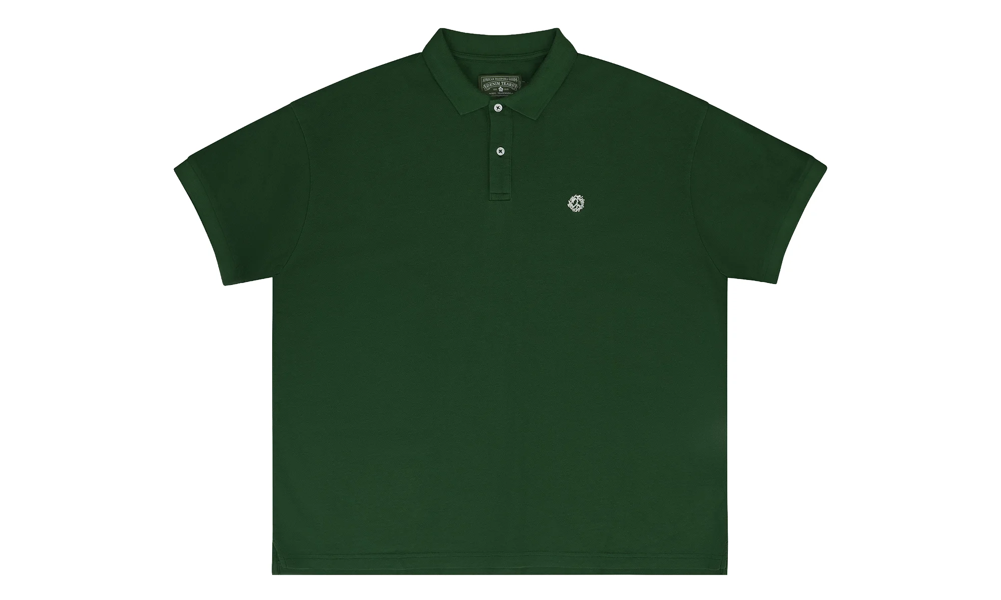 Peace Wreath Polo T-Shirt "Green" DT792 - 1