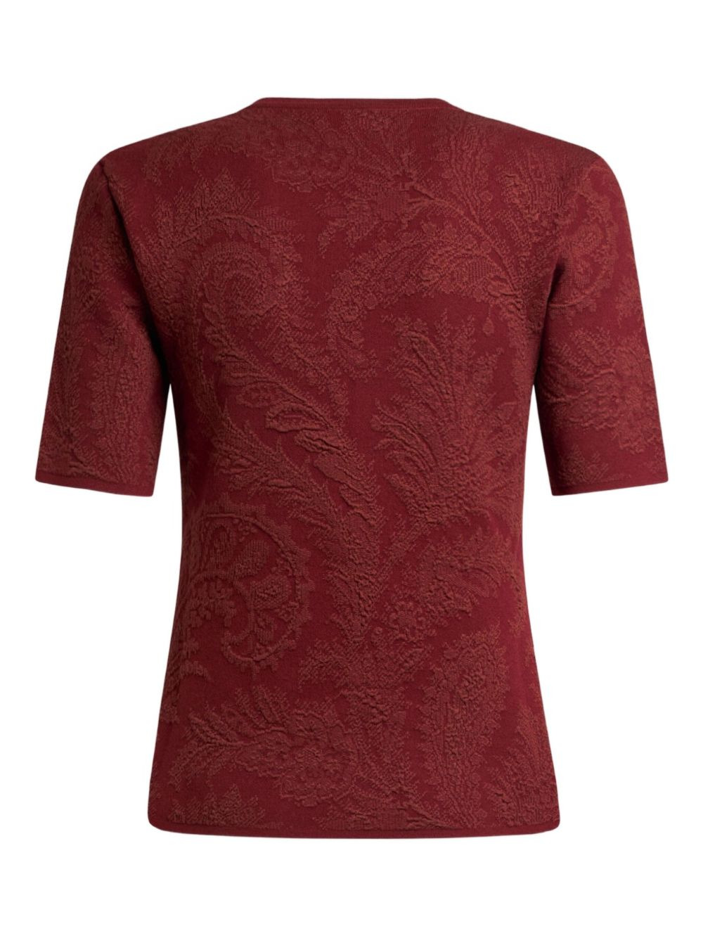 paisley-jacquard top - 2