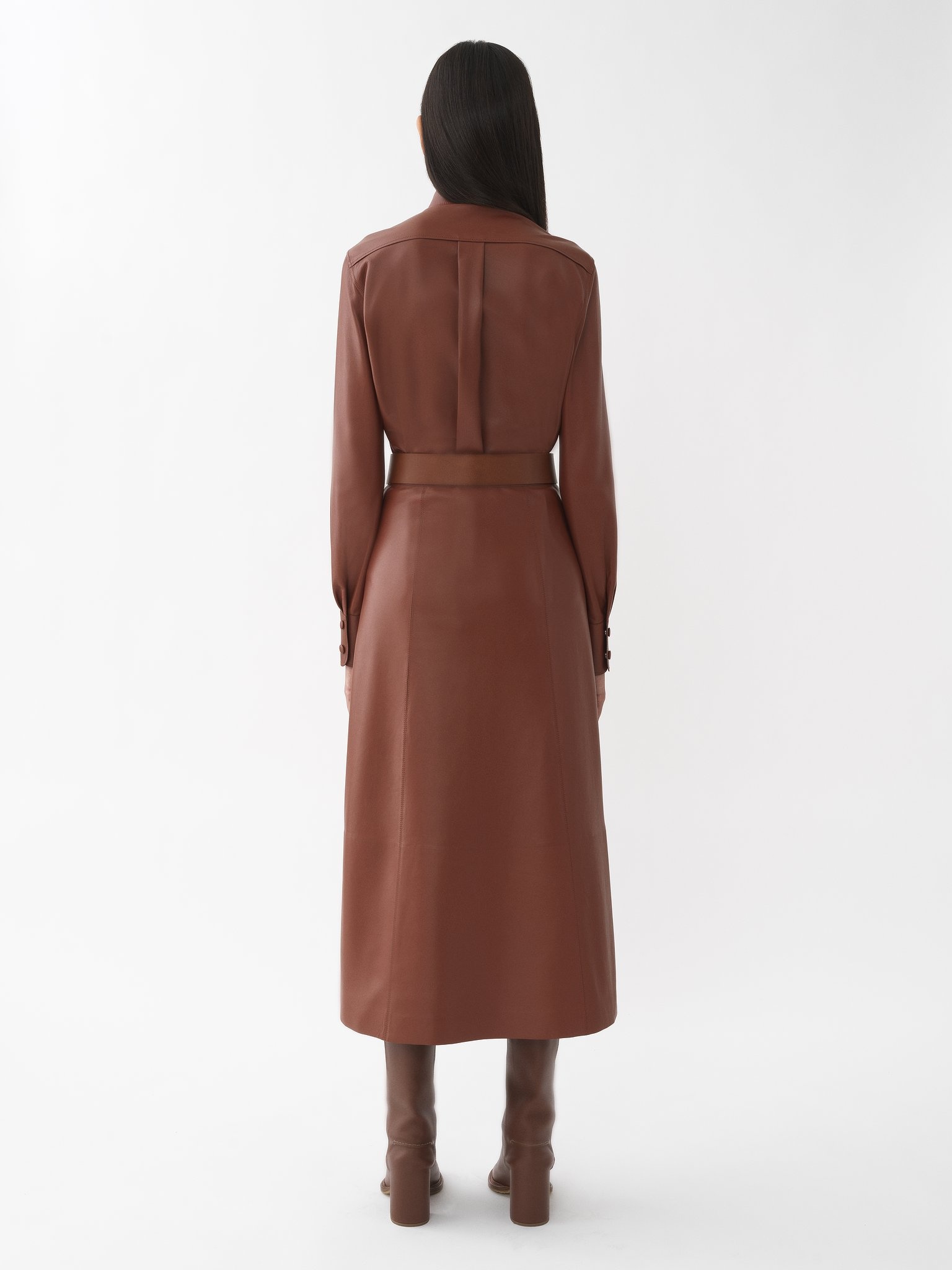 A-LINE MID-LENGTH SKIRT - 3