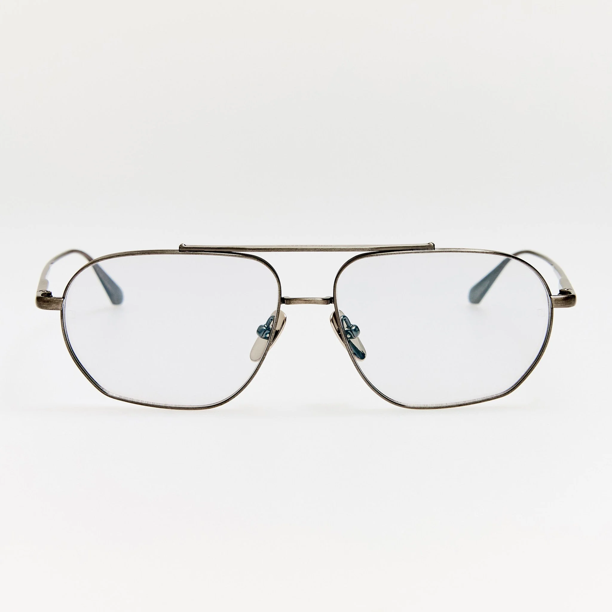 Arden Sunglasses in Matt Antique Silver and Grey Photochromic Lenses - 1