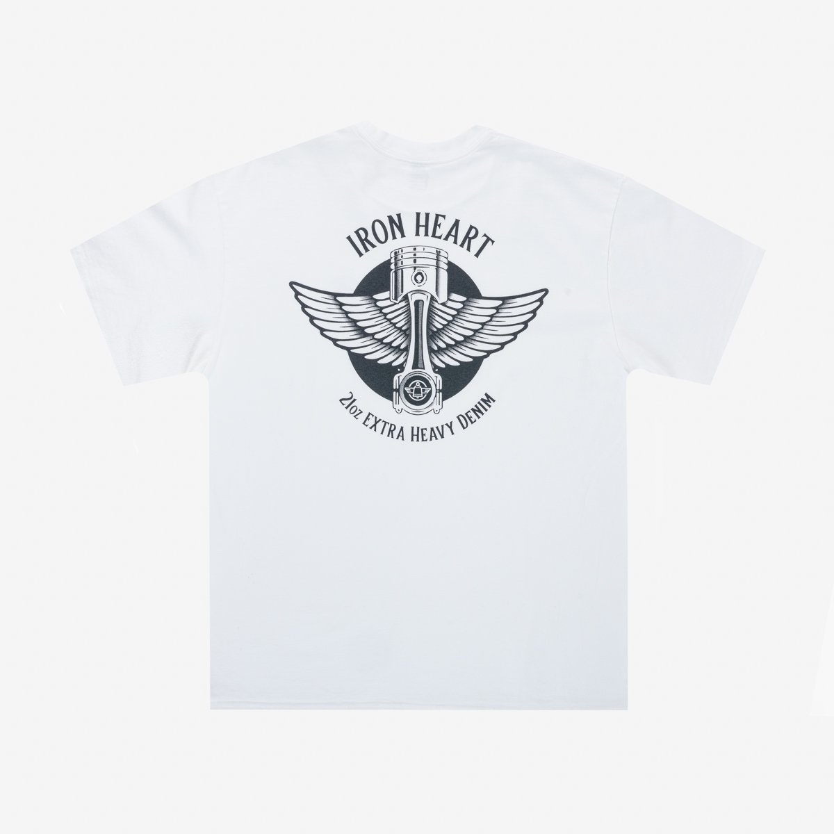 IHPT-24PARTY-WHT 7.5oz Printed "22nd Anniversary" Party Loopwheel Crew Neck T-Shirt - White - 4