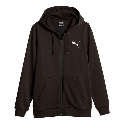 PUMA Hooded Zipped Jacket 'Black' 678377-01 - 1