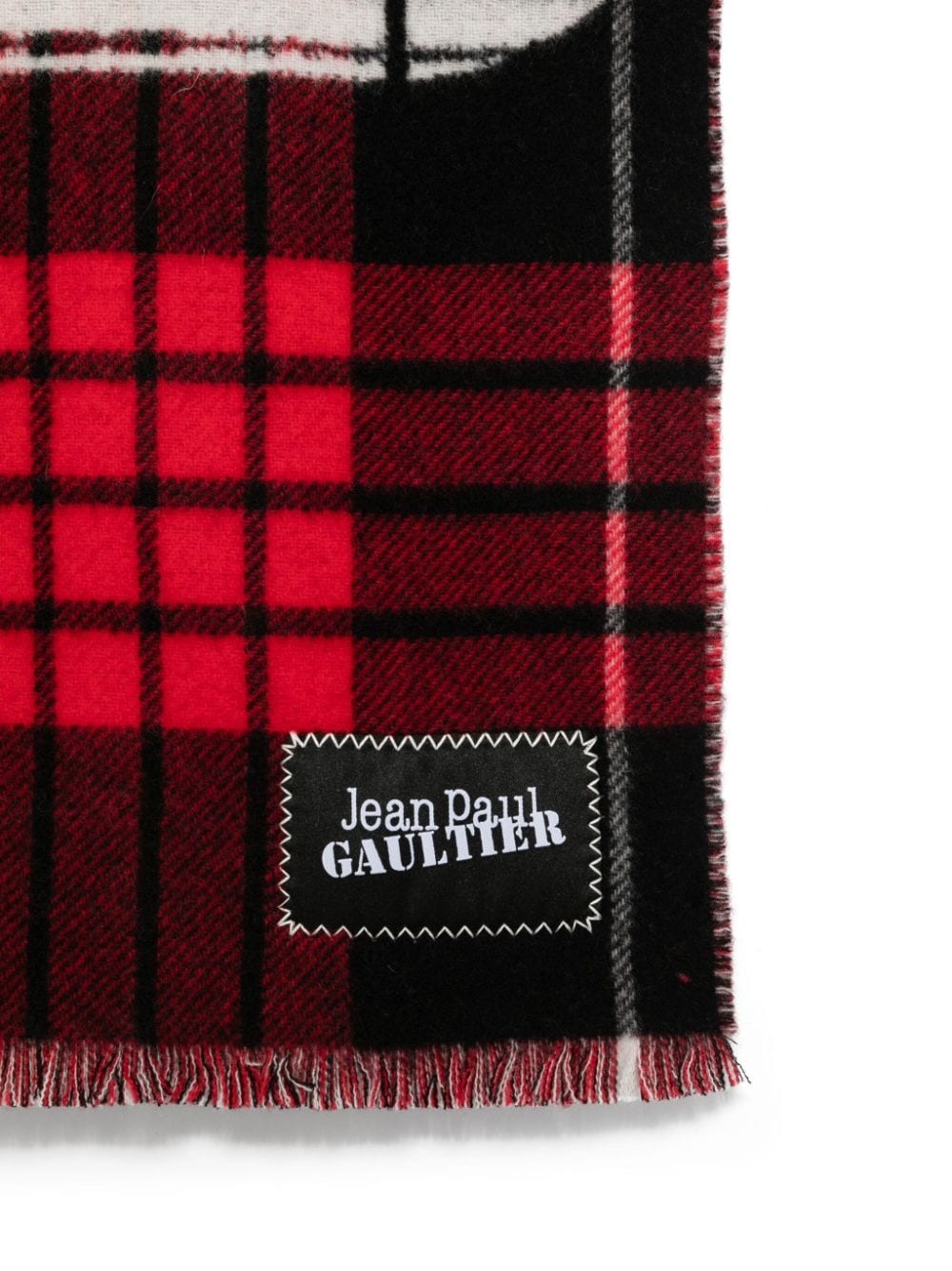 tartan virgin wool scarf - 2