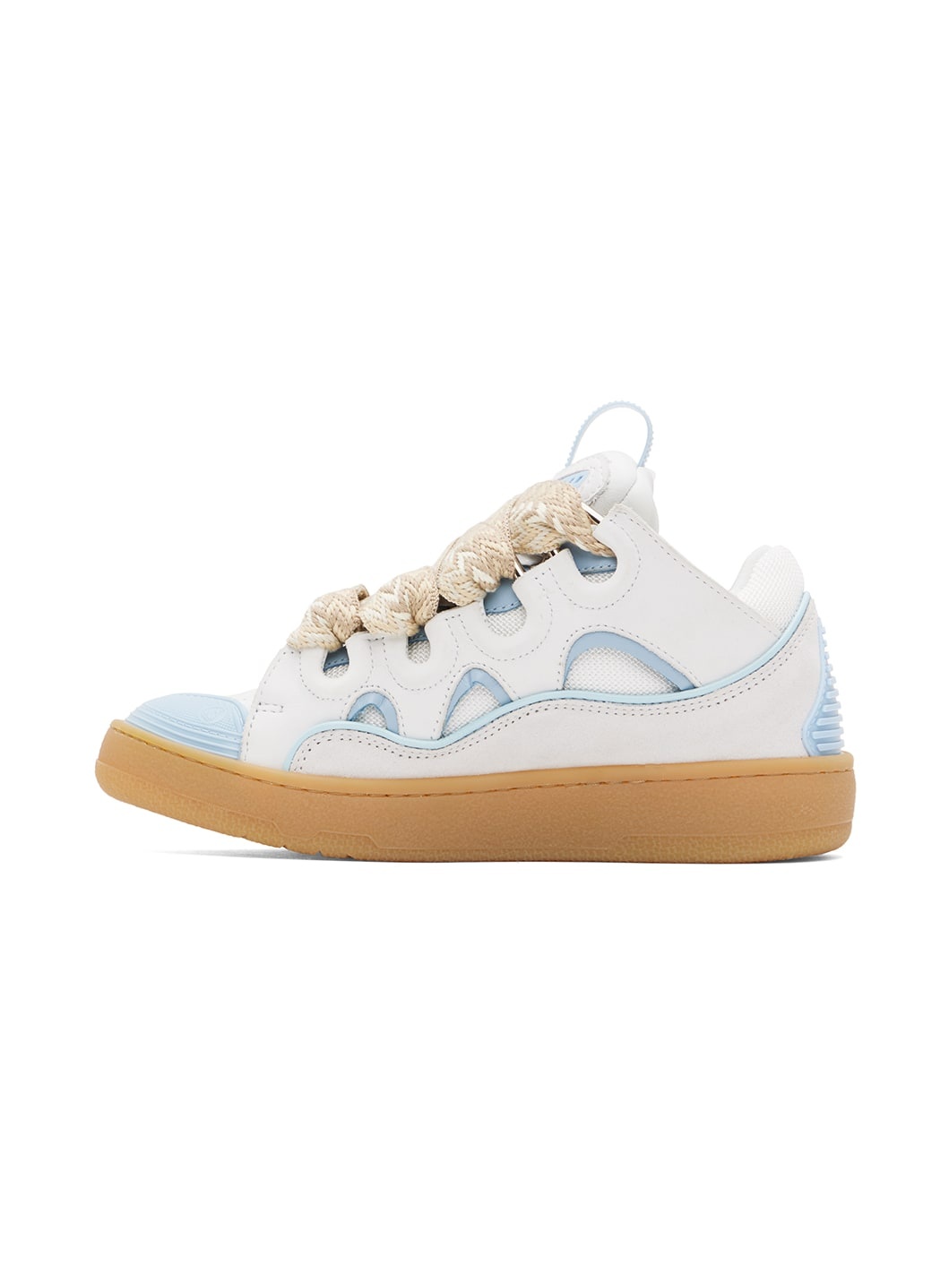 SSENSE Exclusive Blue & Gray Curb Sneakers - 3