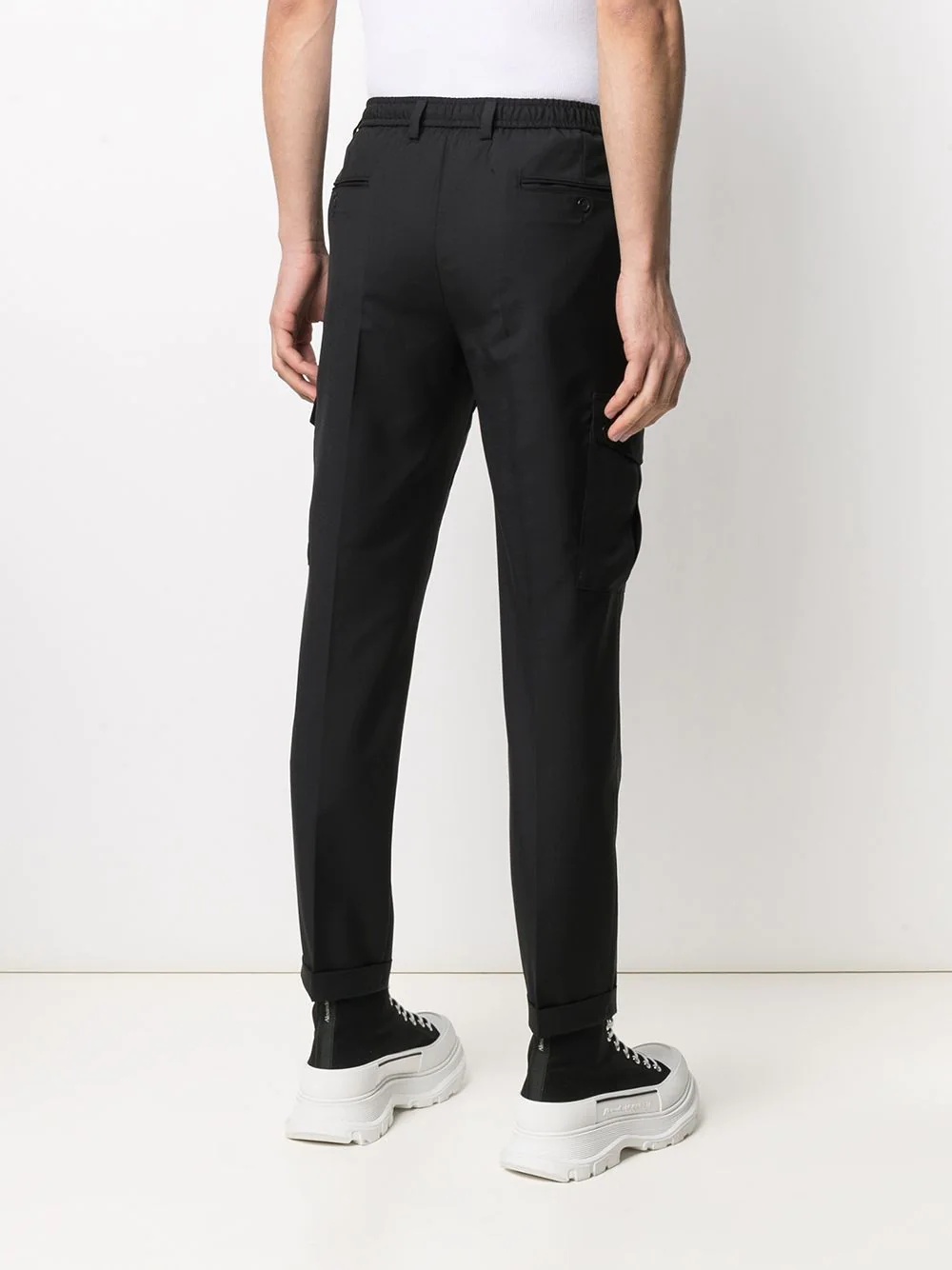 tailored cargo trousers - 4