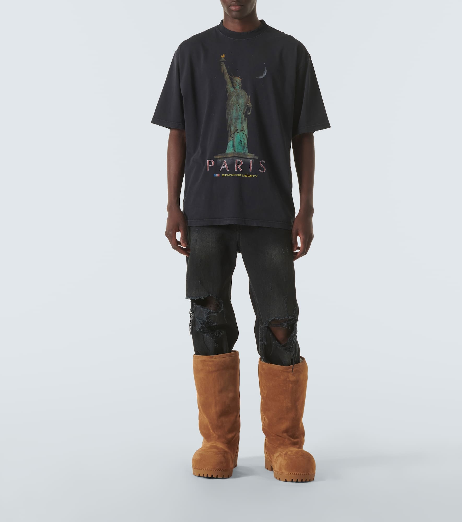 Paris Liberty cotton jersey T-shirt - 2