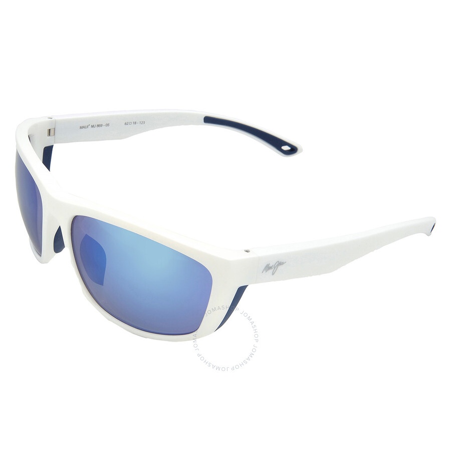Maui Jim Nuu Landing Blue Hawaii Wrap Men's Sunglasses B869-05 62 - 4