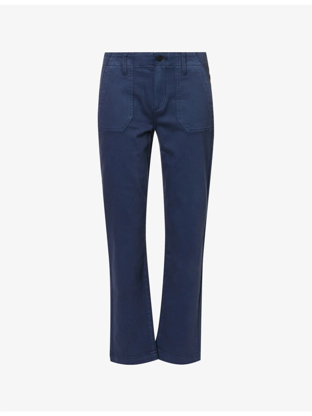 Mayslie straight-leg mid-rise stretch-denim jeans - 1