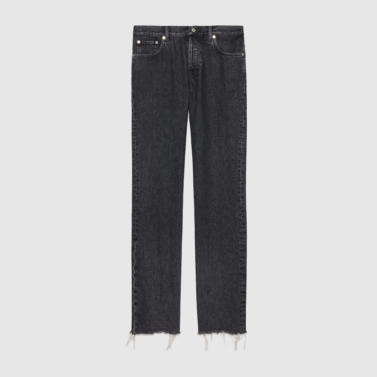 Denim pant with label - 1