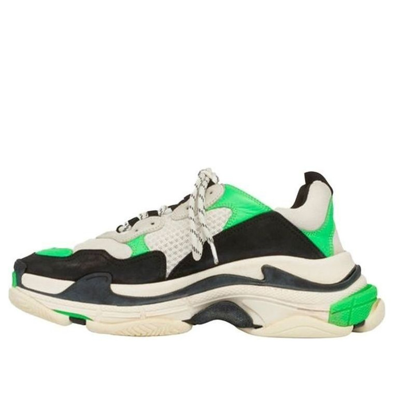 Balenciaga Triple S Sneaker 'White Green Fluo' 536737W09O69063 - 1