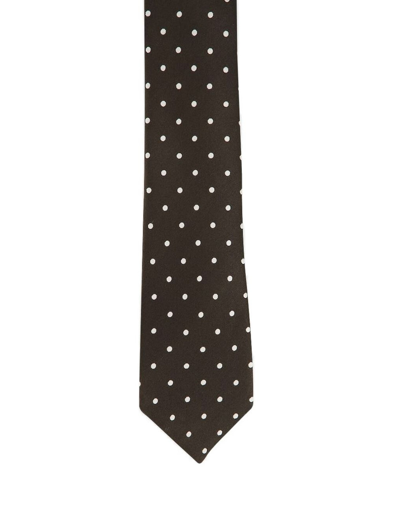 polka-dot silk tie 3