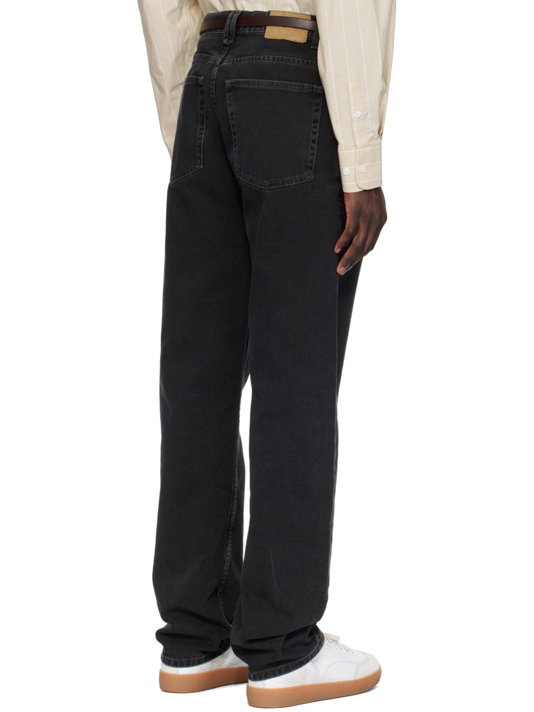 Black Faded Jeans - 3