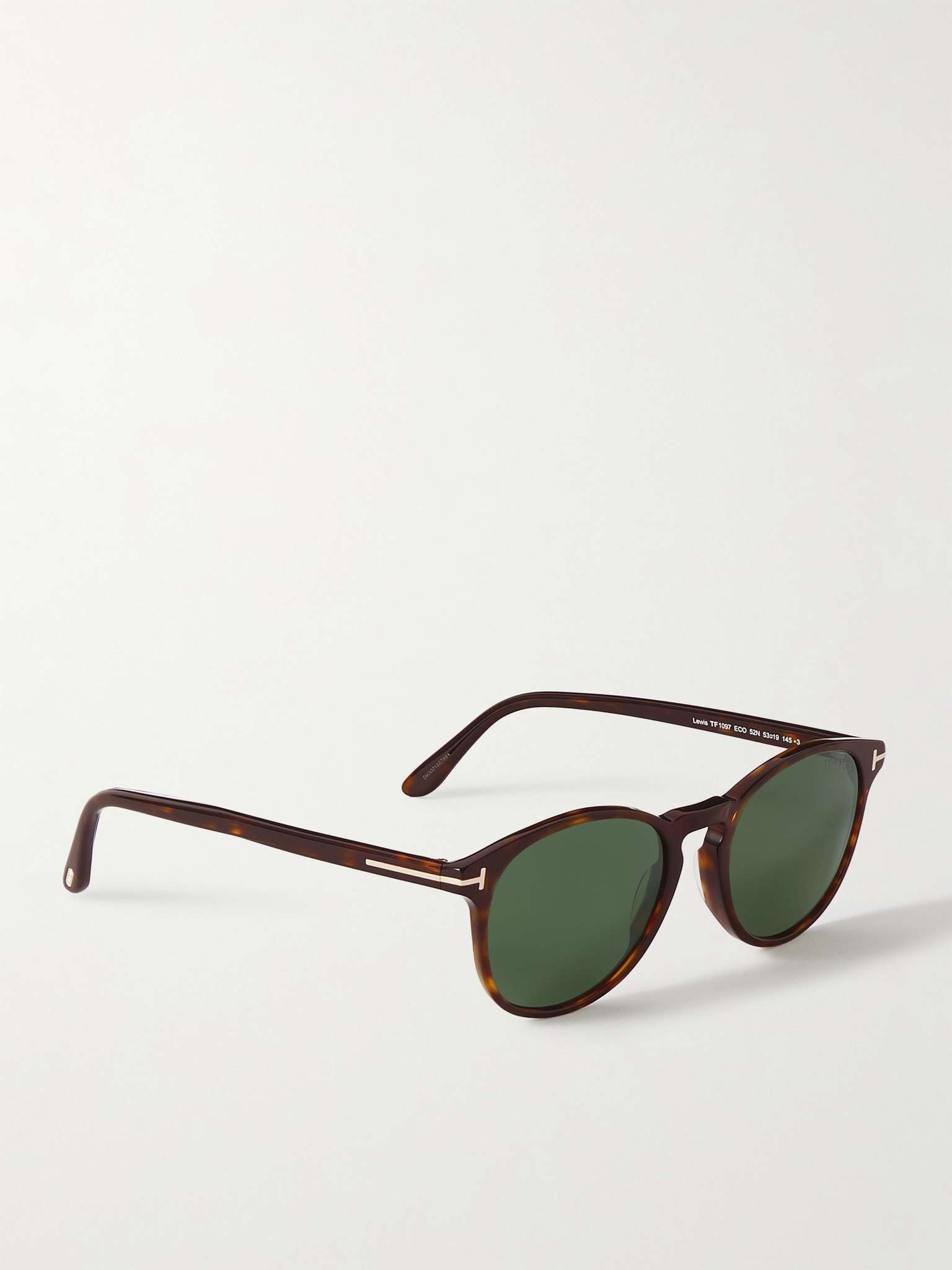 Lewis Round-Frame Tortoiseshell Acetate Sunglasses - 3