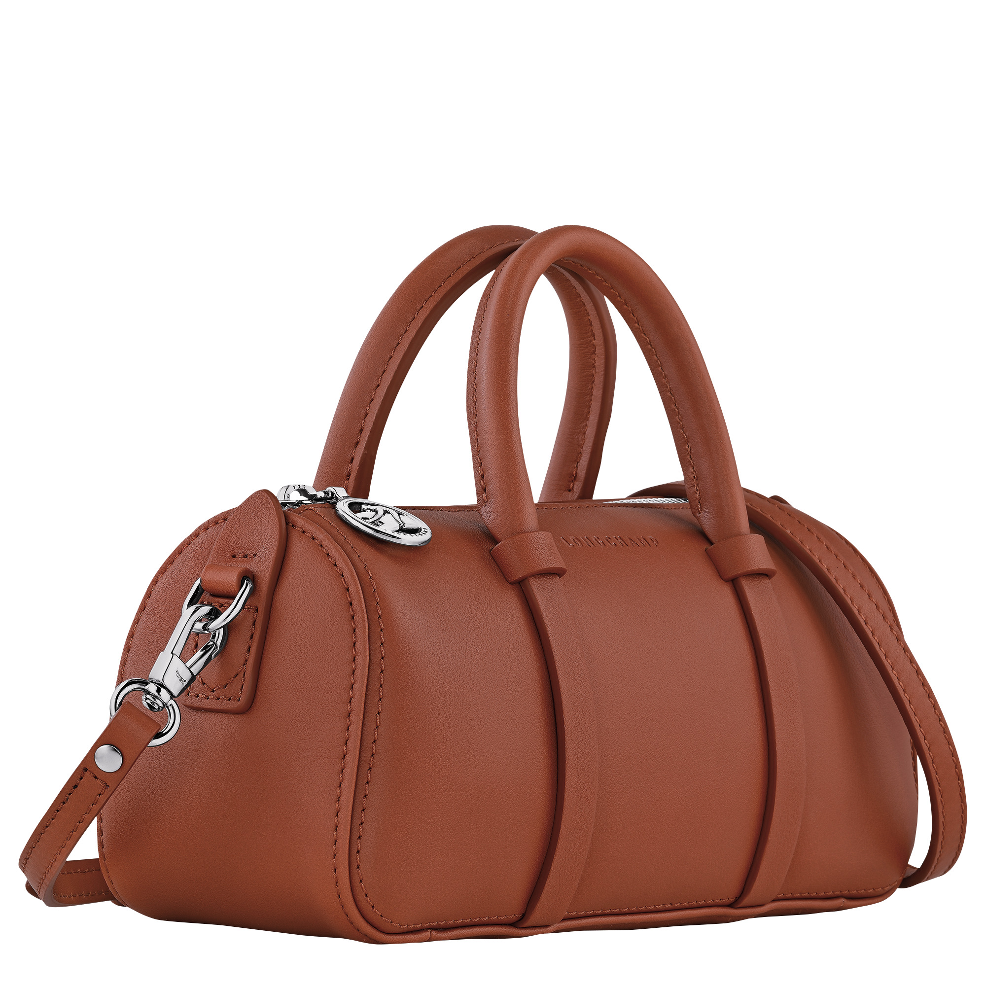 Daylong S Handbag Cognac - Leather - 3